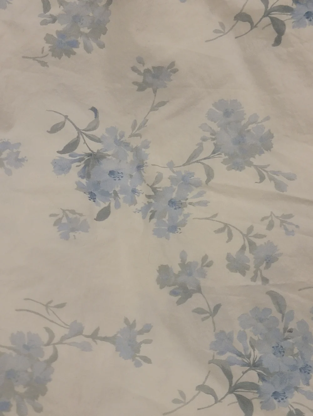 LoveShackFancy x Pottery Barn Blue Floral Duvet Cover Twin Twin XL